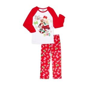 Jojo Siwa Girls Long Sleeve 2-Piece Pajama Set